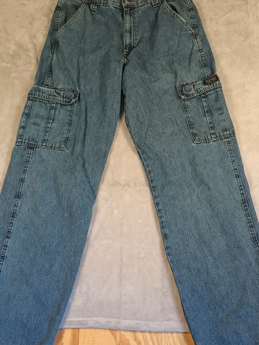 Wrangler Real Comfort Hero Cargo Jeans – Men’s Approx. Size 32x33 - Picture 1 of 13